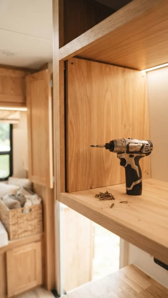 Secure the Panel With Hidden Fasteners