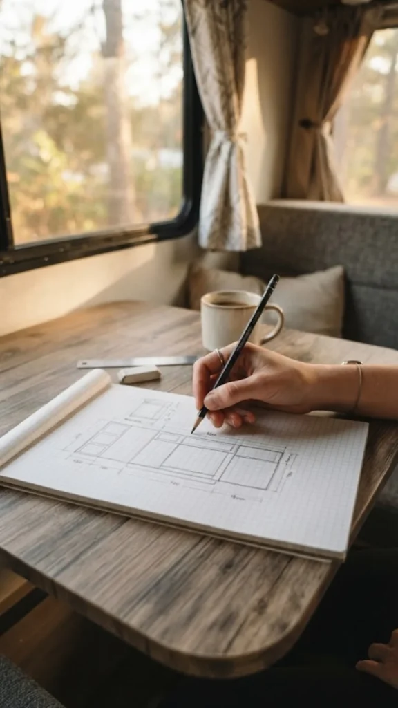 Sketch Your Storage Piece Before You Cut Anything