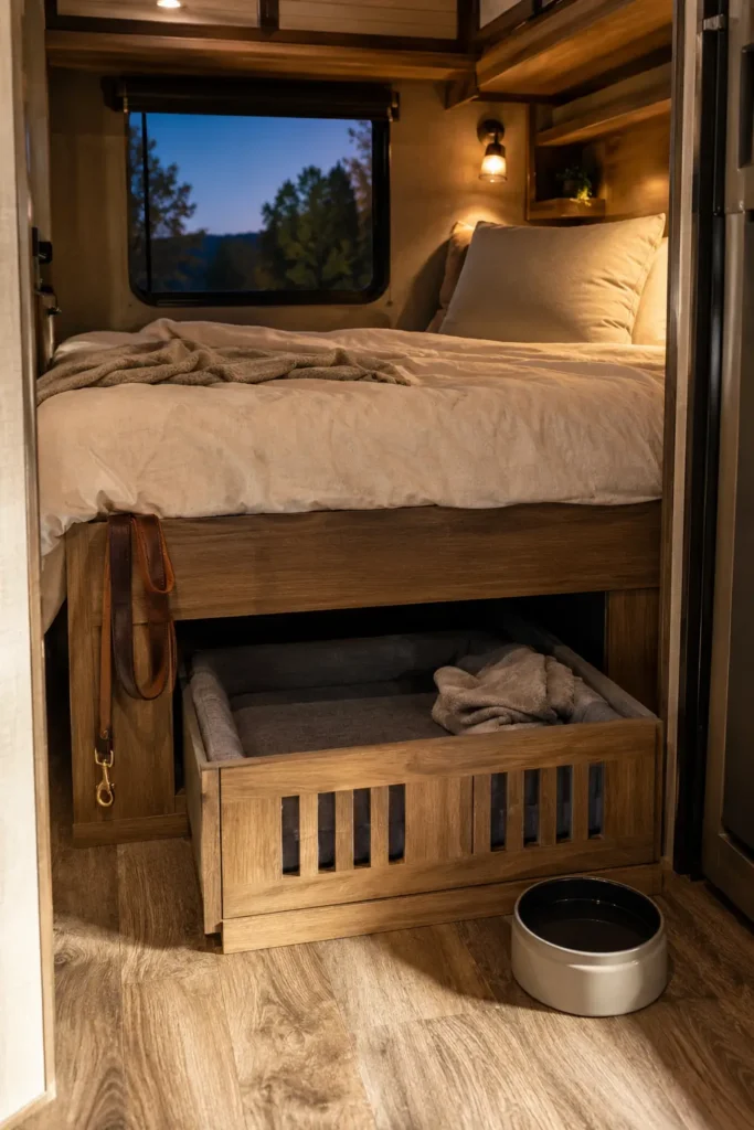 Slide-Out Pet Cave And Nook