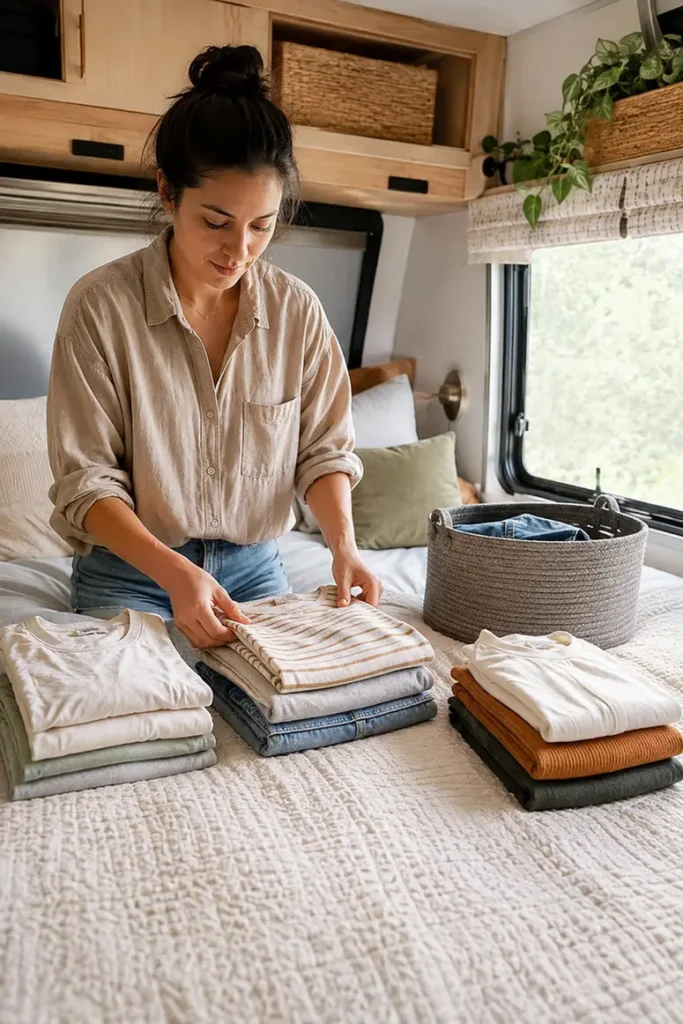 Sort your belongings into three piles before you touch a single bag