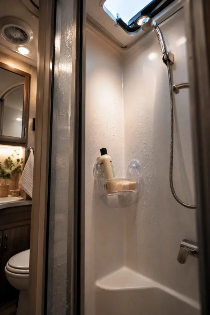 Suction Caddy For Shower Corners