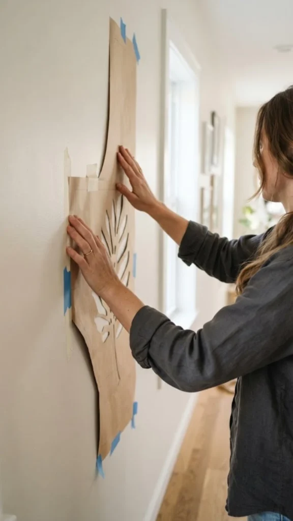 Tape the Templates to the Wall
