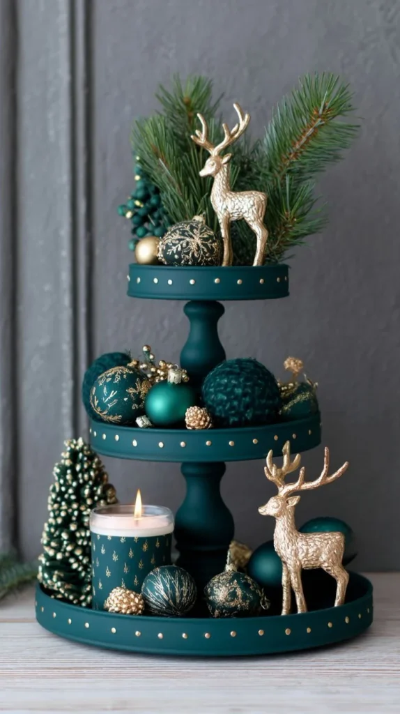 Teal Tiers, Gold Studs