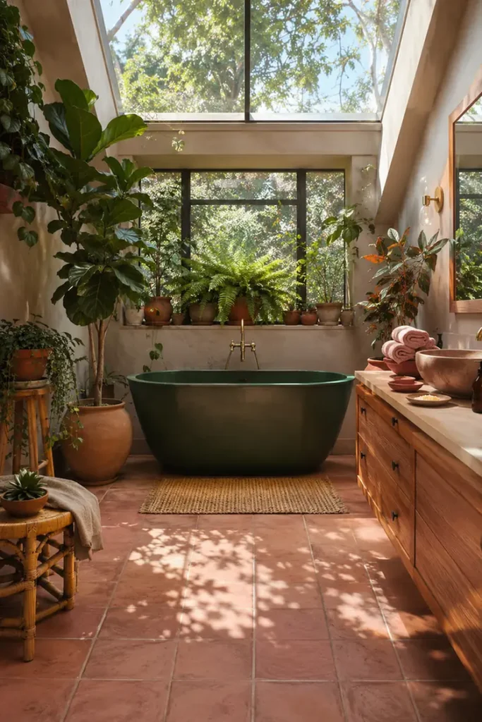Terra Rosa Garden Bath