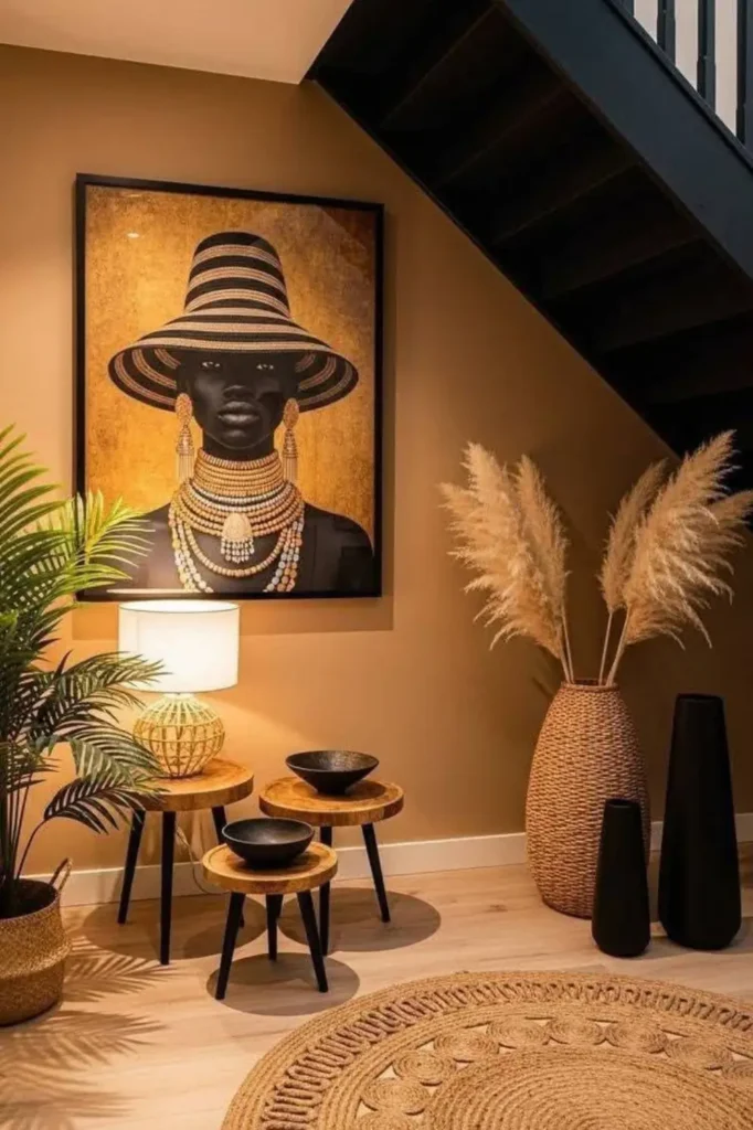 Under-Stair Corner Gets a Vignette