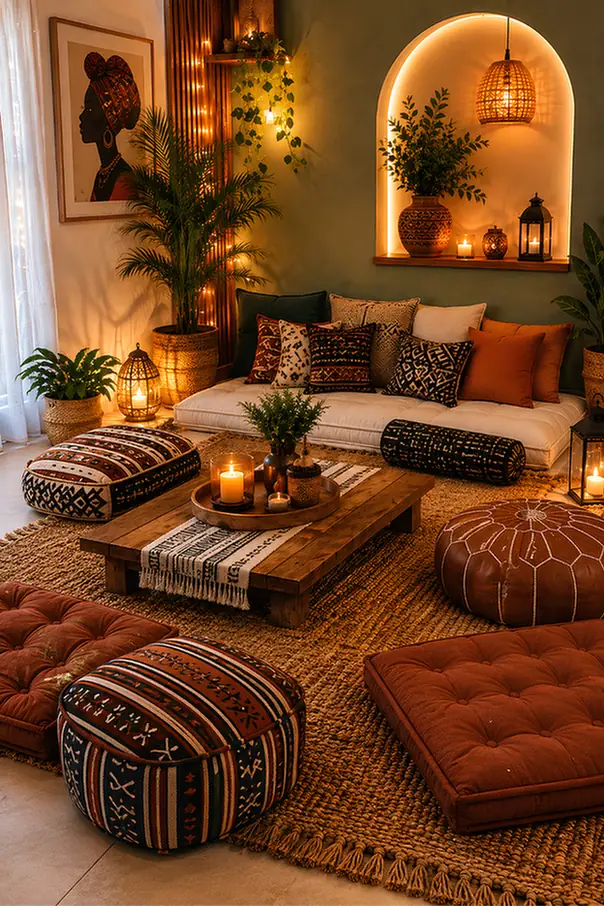 Velvet Cushions Add A Softer Layer