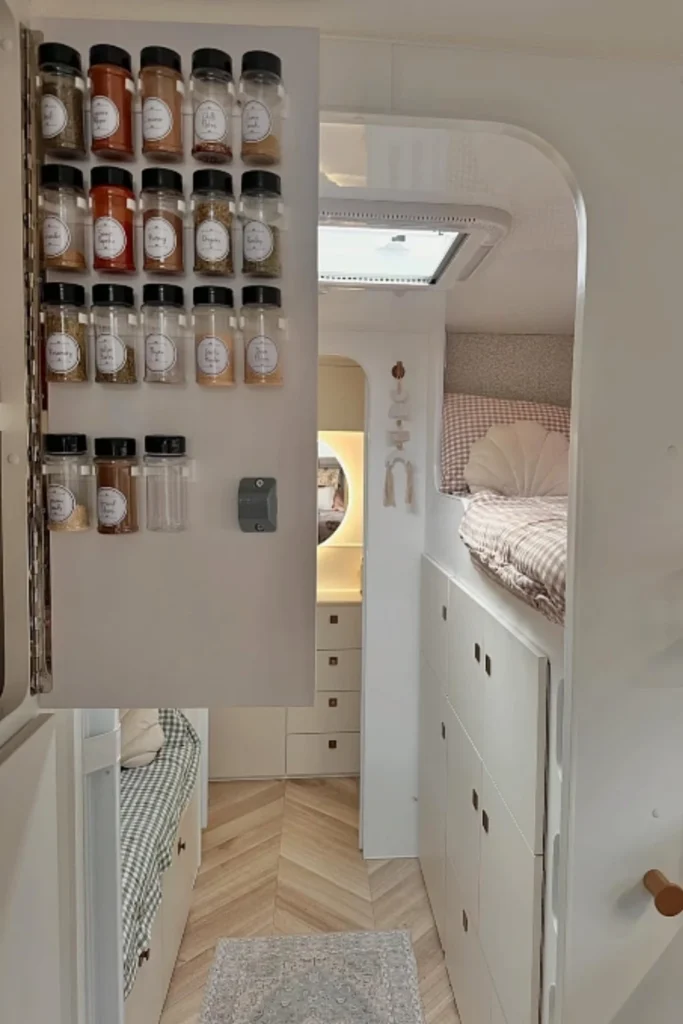 Vertical Spice Rack On Door