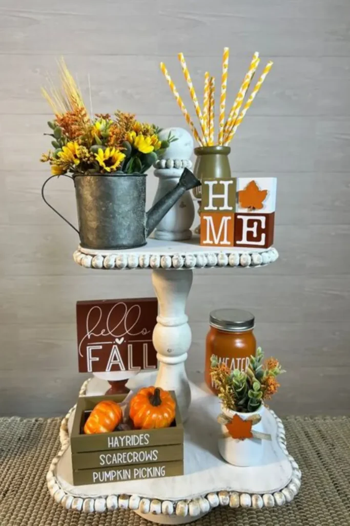 Wagon Wheel Board With Farm Signs