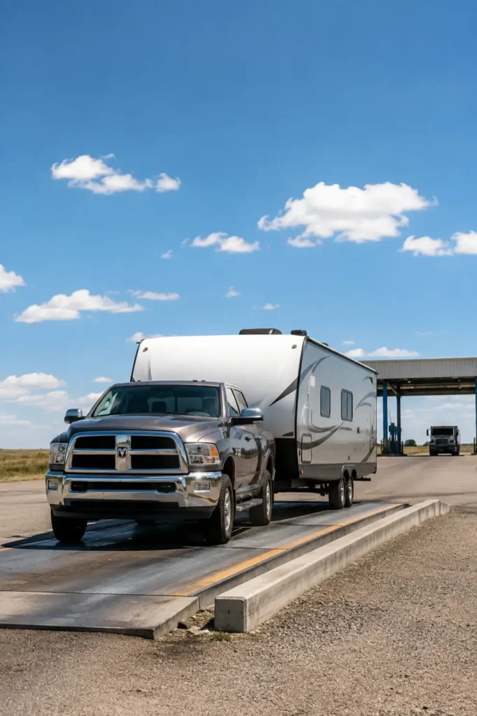 Weigh Your Loaded RV at a Public Scale
