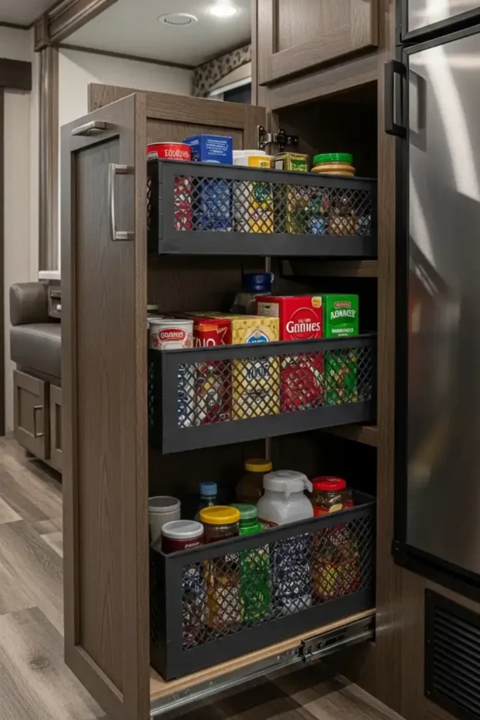 Wire Baskets Keep Airflow Moving