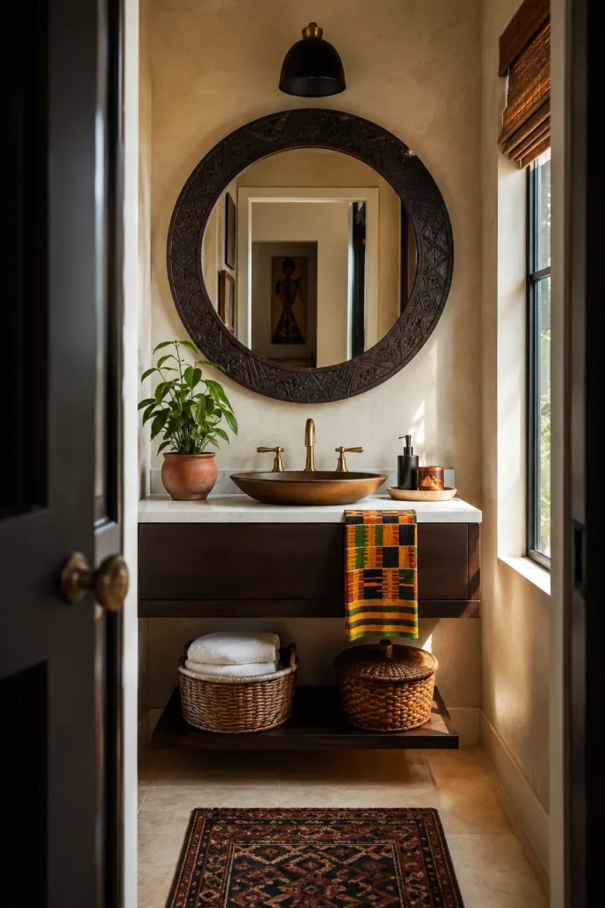 Wood Carved Mirror Frame