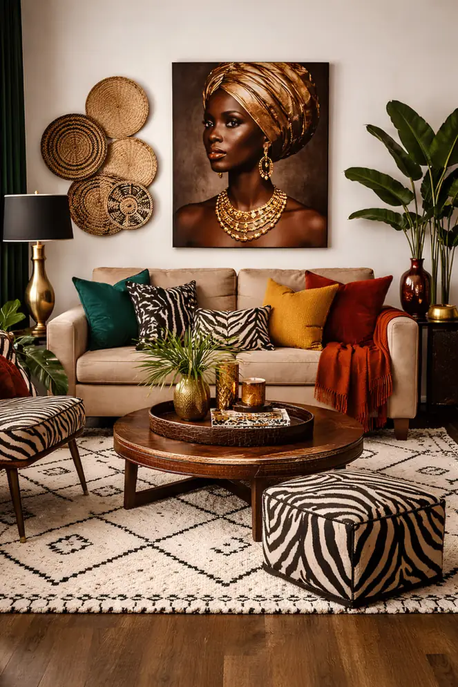 Zebra Print Adds Safari Glamour